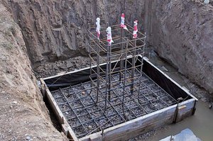Армирование столбчатого фундамента