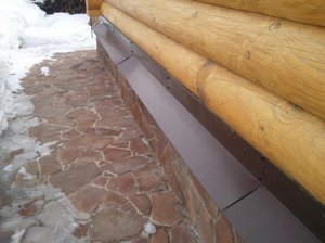 Отлив для фундамента