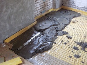 Описание стяжки пола