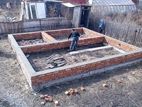 Расчёт глубины заложения фундамента