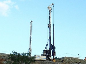Устройство фундамента на буронабивных сваях