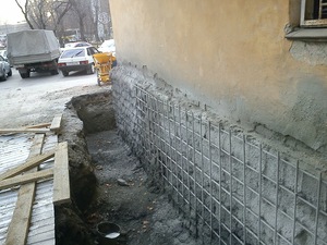 Укрепление фундамента дома